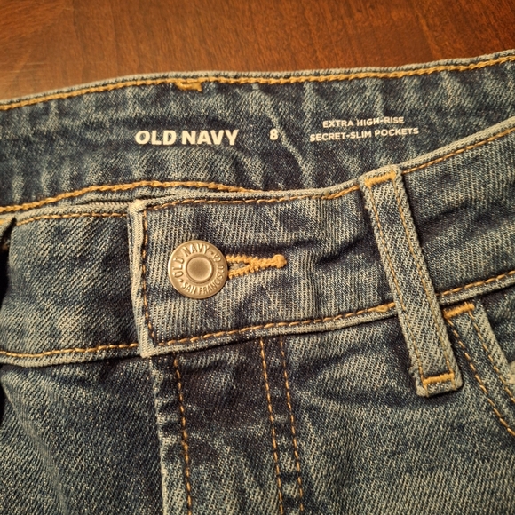 Old Navy Flare Blue Denim Jeans Women Size 8 - Picture 9 of 15